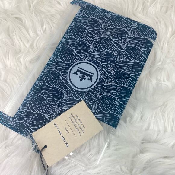 Peter Millar Men's Aerial Palms Swim Trunk Size XL Blue NWT - Picture 2 of 16